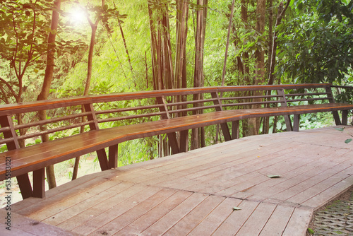 balcony for watching nature
