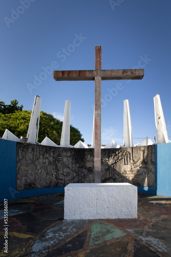 church in the city of Santa Cruz Cabrália, State of Minas Gerais, Brazil photo