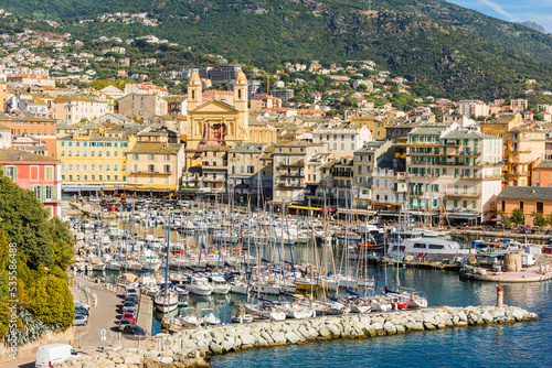 Old town and port of Bastia on Corsica, France © majonit