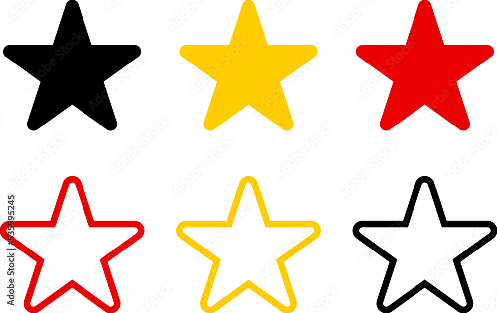 star rating icon Gold favorite flat icon apps website