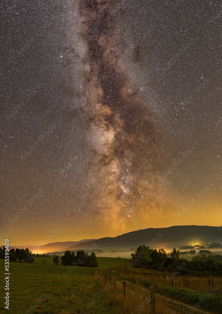 Milky Way from Lutowiska - Sep 12, 2021 - Poland