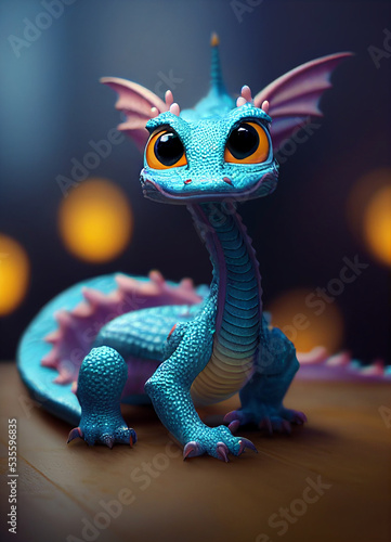 Cute baby dragon © Thorstein