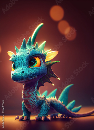 Cute baby dragon © Thorstein