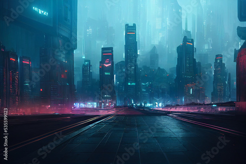 Illustration of City of the Future 2044