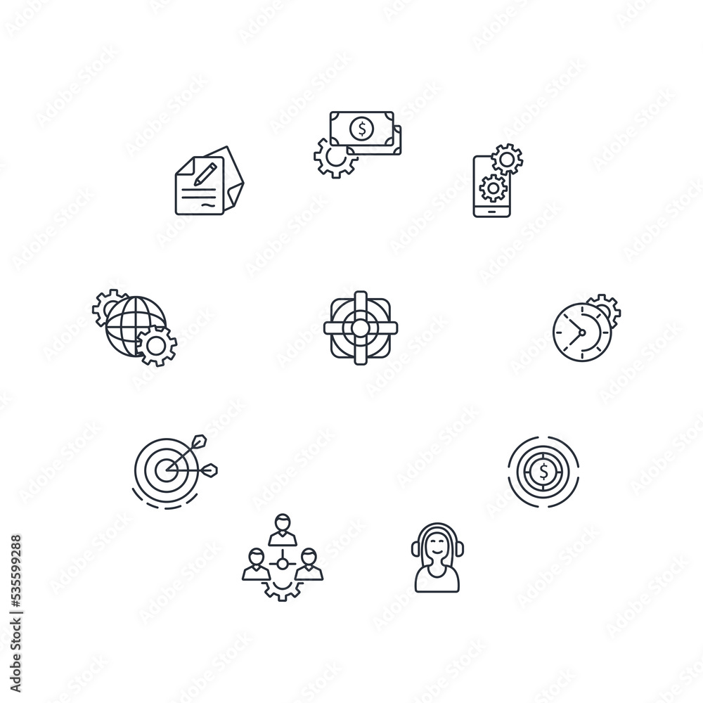marketing thin line icons. Vector illustration isolated on white. Editable stroke. marketing thin line icons. Vector illustration isolated on white. Editable stroke.