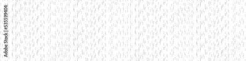 Abstract vector border background with glitch grid distortion. Brushstroke fine broken lines square shapes banner. Seamless noise texture monchrome backdrop. Irregular geometric grainy edging, trim