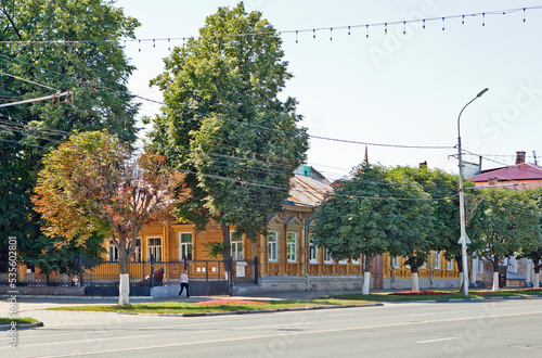 House of merchant Mikhail Selivanov. (Kindergarten No. 20). Pervomaisky prospect, 19. Ryazan. Russia photo