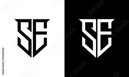 letter se logo design