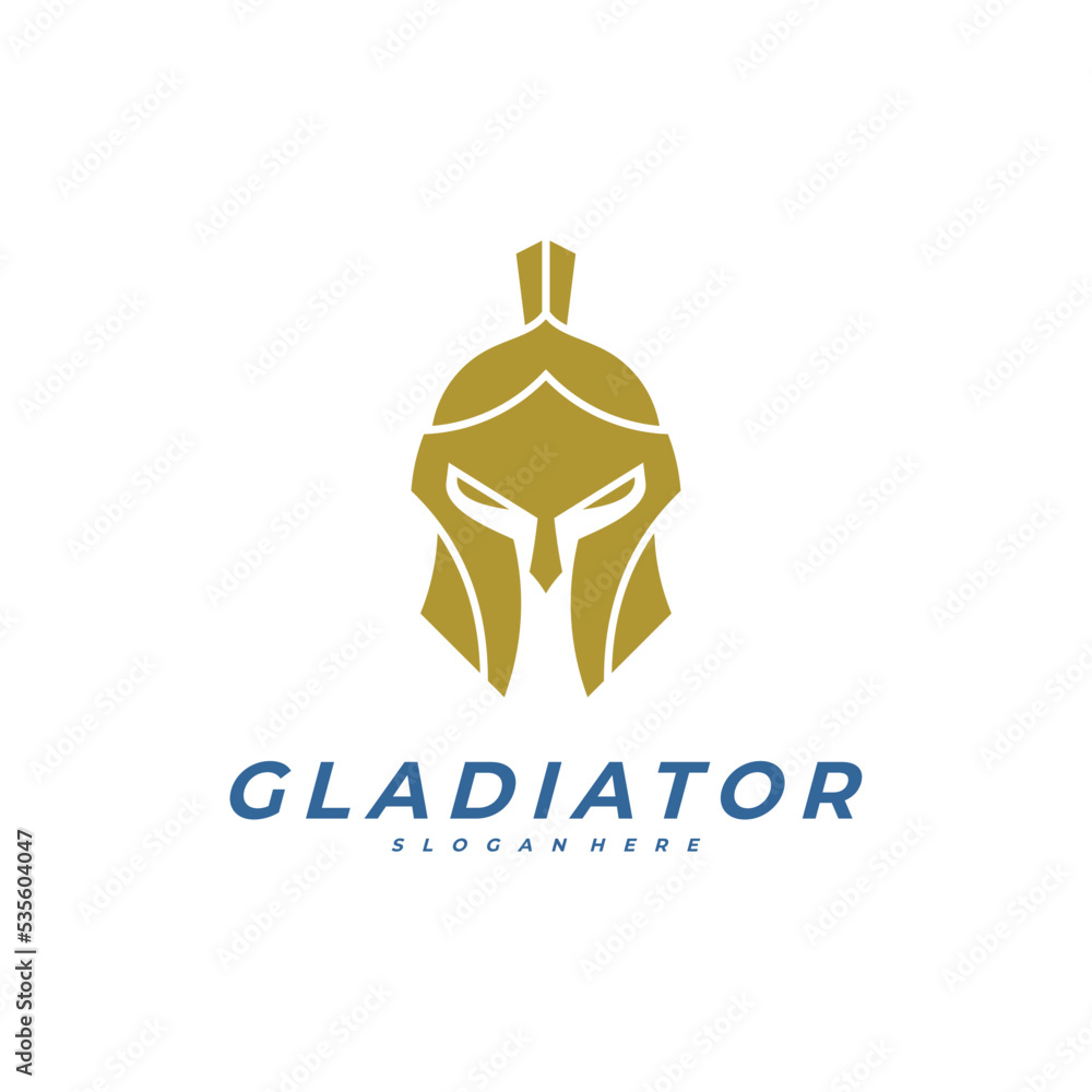 Spartan logo design template ,Helmet logo design concept ,Vector illustration Spartan logo design template ,Helmet logo design concept ,Vector illustration