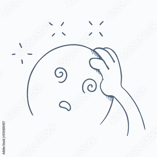 Dizzy expression draw