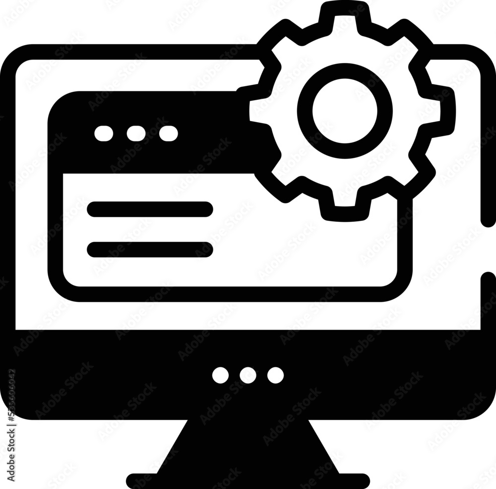 Setting vector icon Setting vector icon