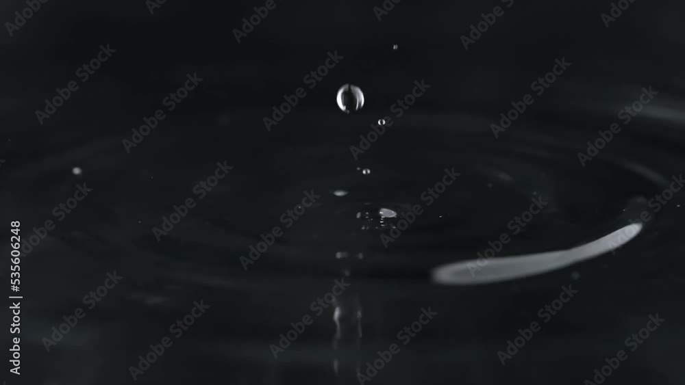 drop falling water drop falling water