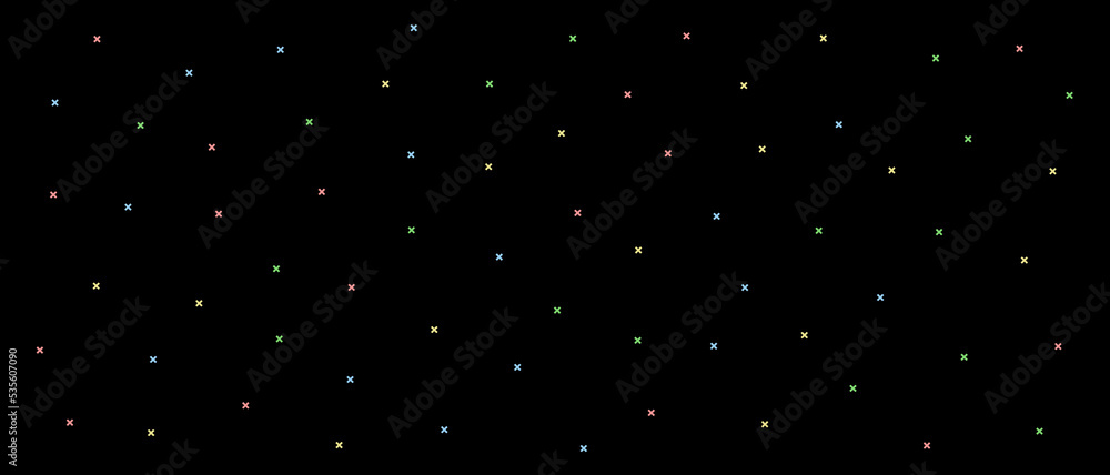 Fototapeta premium Imaginative flat colorful stars background