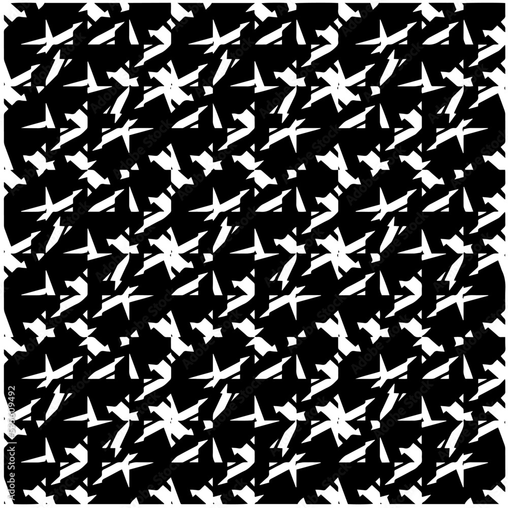 Design seamless monochrome geometric pattern. Abstract background. Vector art.Perfect for site backdrop, wrapping paper, wallpaper, textile and surface design. 
