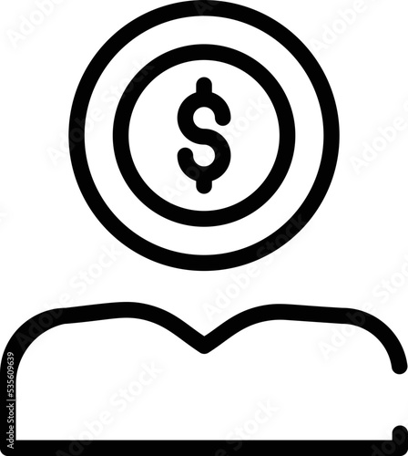 Investor vector icon
