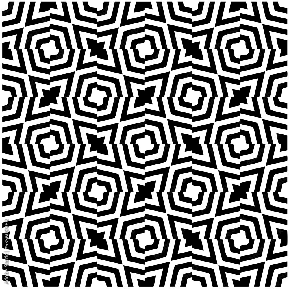 Design seamless monochrome geometric pattern. Abstract background. Vector art.Perfect for site backdrop, wrapping paper, wallpaper, textile and surface design. Design seamless monochrome geometric pattern. Abstract background. Vector art.Perfect for site backdrop, wrapping paper, wallpaper, textile and surface design.