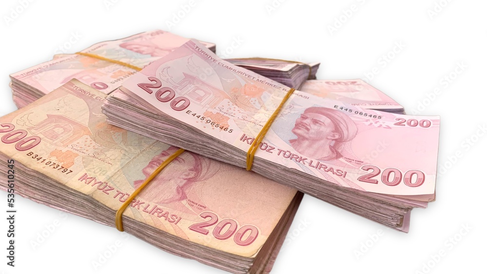 Fototapeta premium Turkish Lira, Turk Parasi, Turkish Money