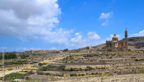 Basilica of the National Shrine of the Blessed Virgin of Ta' Pinu, located in Għarb, on the island of Gozo