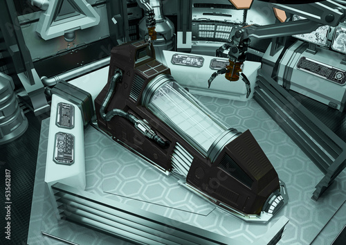 Foto mothership cryo lab scene four