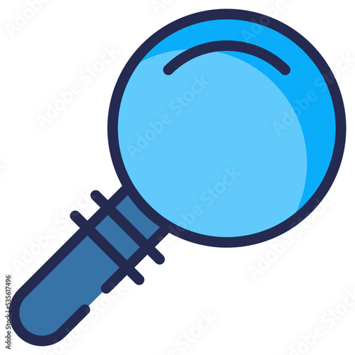 Magnifier vector icon