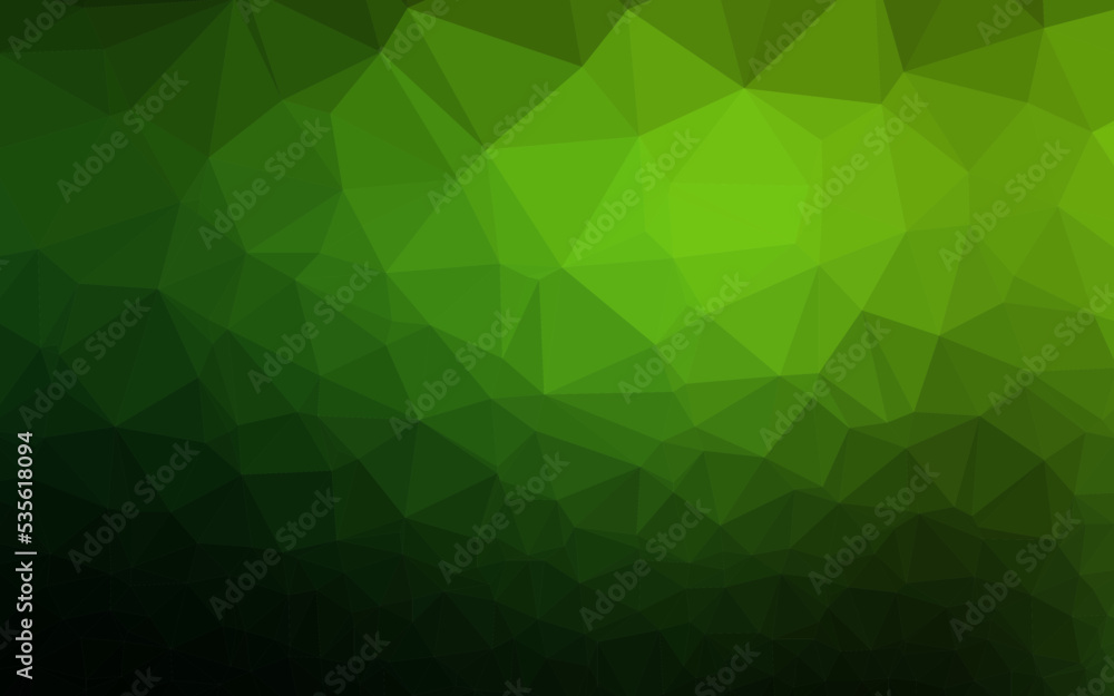 Light Green vector blurry triangle texture. Light Green vector blurry triangle texture.