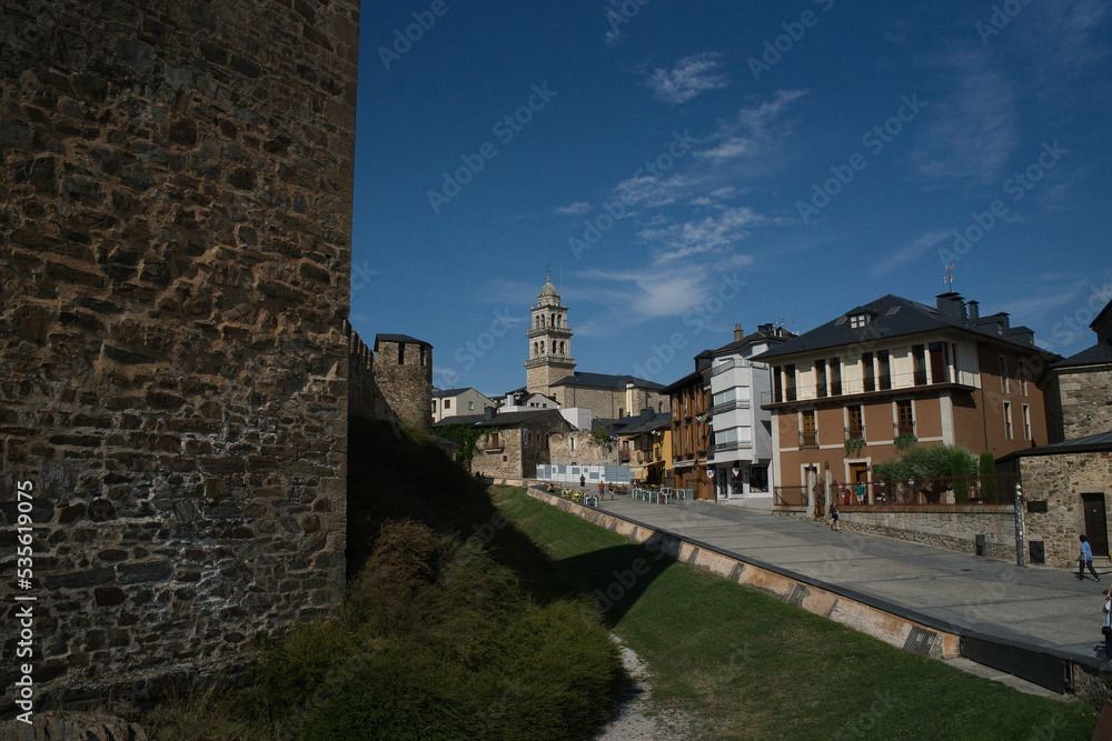 Ponferrada medieval city capital of the bierzo, a wonder