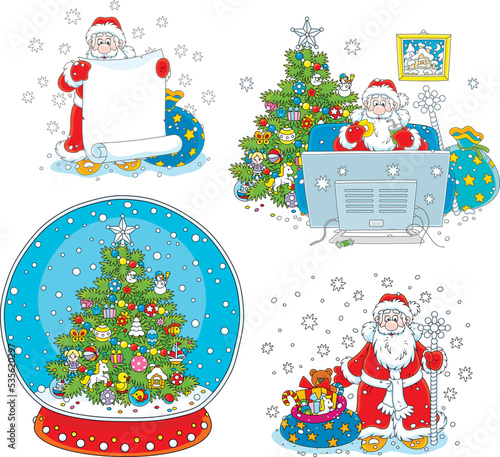 Vector cartoon set of a dec...