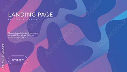 Futuristic Banner. Spectrum Brochure. Digital Shapes. Flat Rainbow Layout. Abstract Cover. Color Landing Page. Mobile Paper. Blue Plastic Design. Magenta Futuristic Banner
