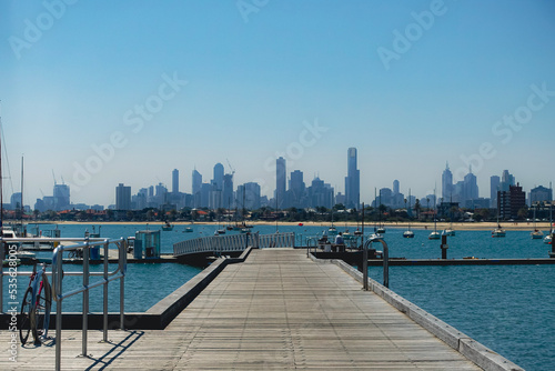 Melbourne Skyline View