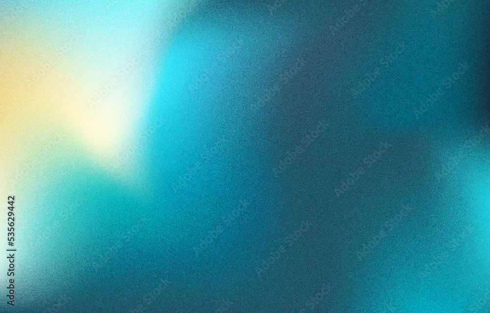 Fototapeta premium Sprayed gradient with the grain effect blue web background