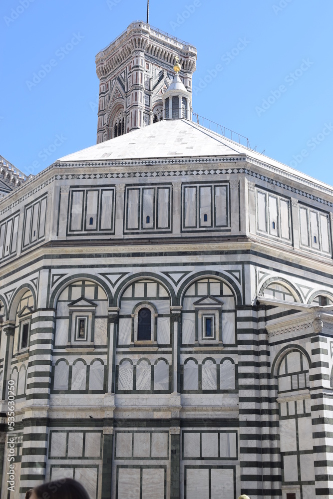 Photo of the Baptistery of Saint John (Italian: Battistero di San Giovanni), a religious building in Florence, Italy