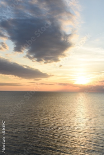 sunset over the sea © dan