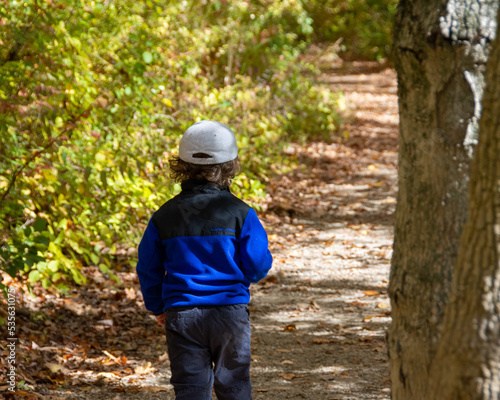 child in the woods