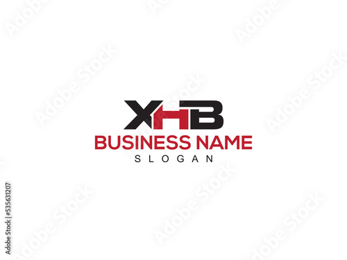 Awesome Typography XHB Logo Icon, Creative Three Letter XH xhb Business Symbol Design