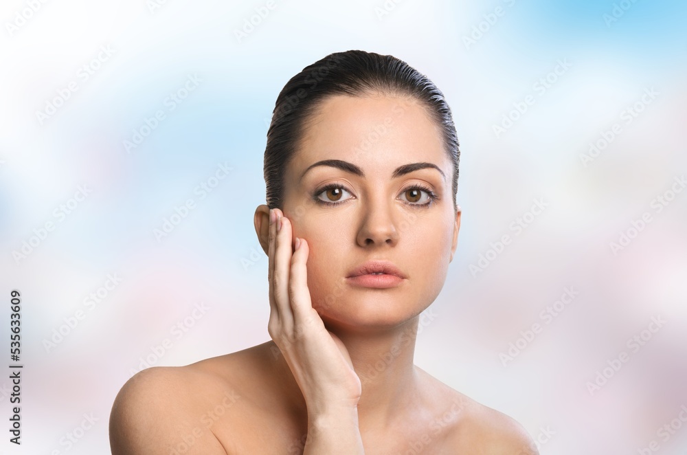 Beautiful happy woman have perfect skin Beautiful happy woman have perfect skin
