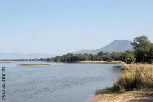 View of Zambezi River  Zambia
