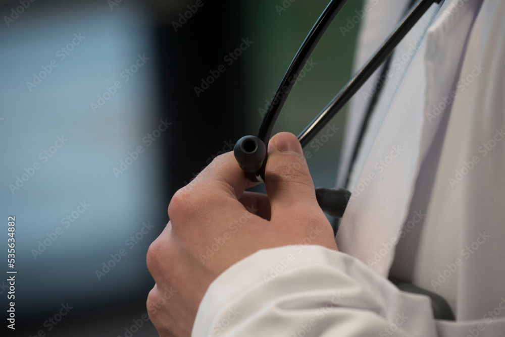 a doctor with a stethoscope