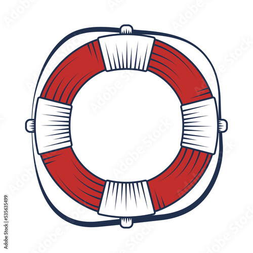 lifebuoy nautical icon