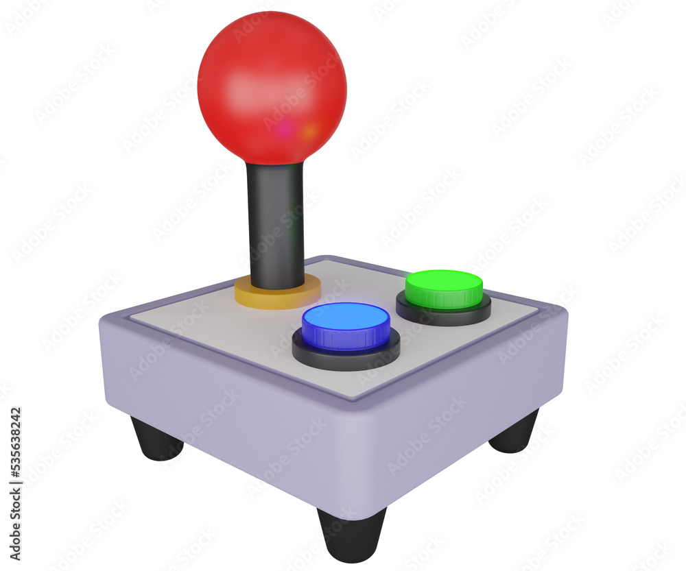 3d rendering game control stick, gamer icon.
3d rendering game control stick, gamer icon.
