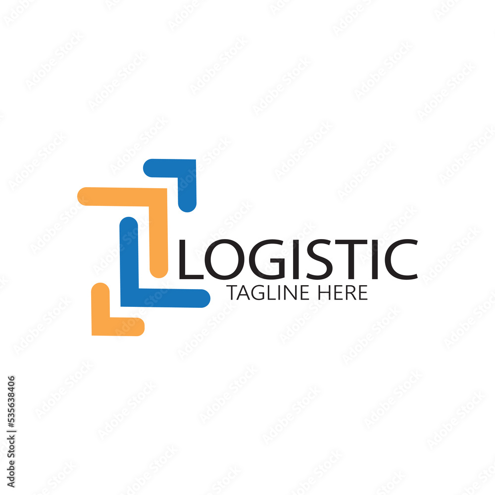logistics logo icon illustration vector design distribution symbol delivery of goods economy finance logistics logo icon illustration vector design distribution symbol delivery of goods economy finance