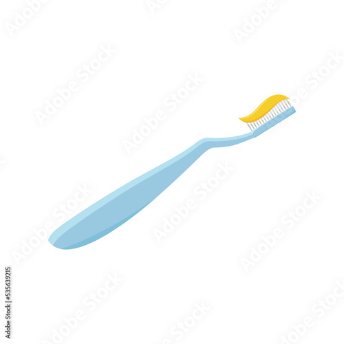 Toothbrush vector icon. Oral care  mouth hygiene symbol. Fresh breath sign.Vector illustration for design and print