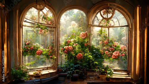 Window View of The Beautiful Outside World