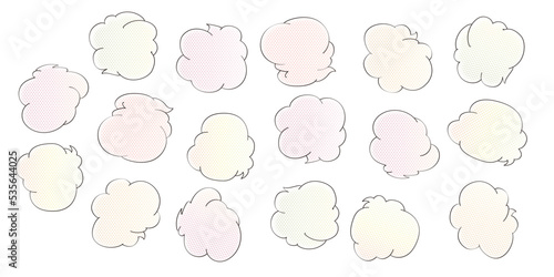 モクモク吹き出し