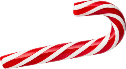 Candy Cane isolated on transparent background