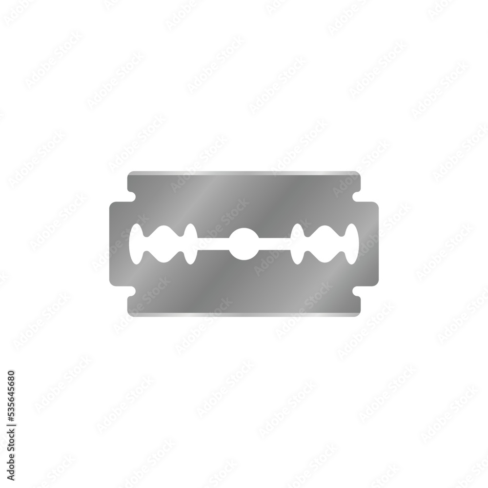 Realistic razor blade vector graphics Realistic razor blade vector graphics