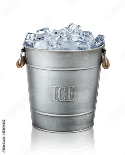 Ice bucket isolated