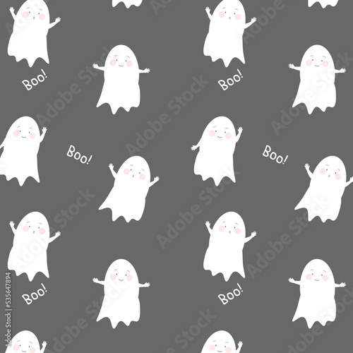 halloween seamless pattern