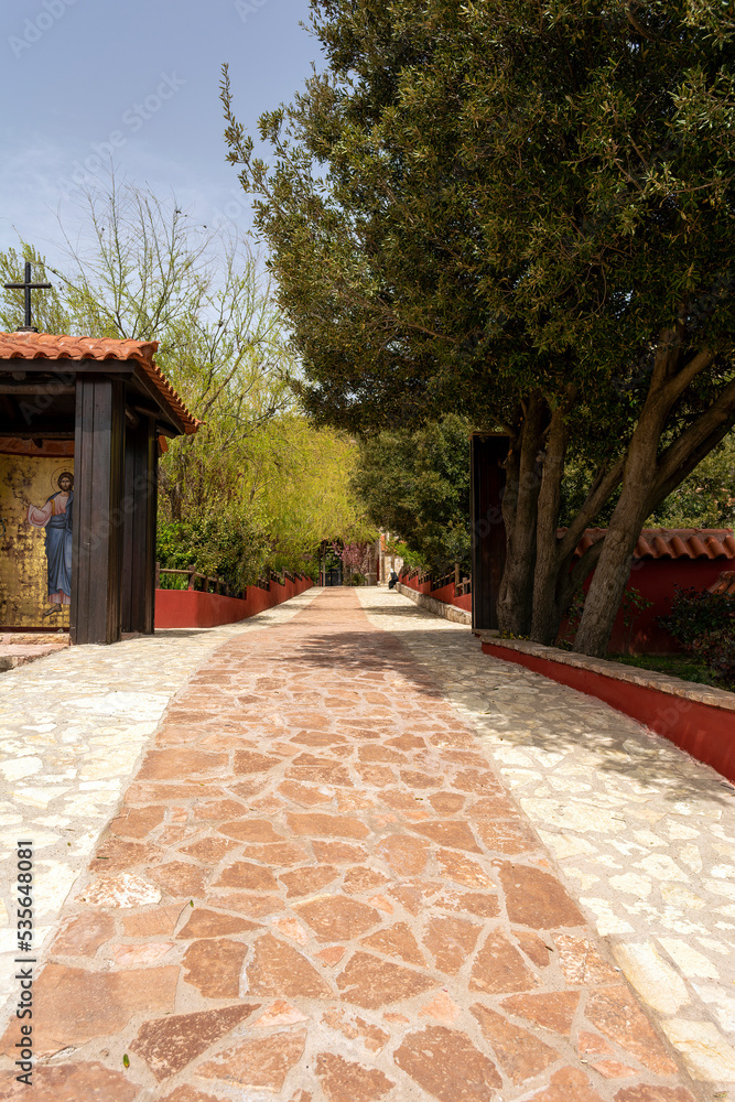 Agiou panteleimonous monastery in Penteli, Greece Agiou panteleimonous monastery in Penteli, Greece