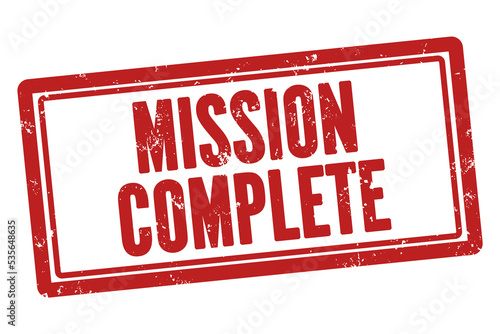 Stamp - mission complete