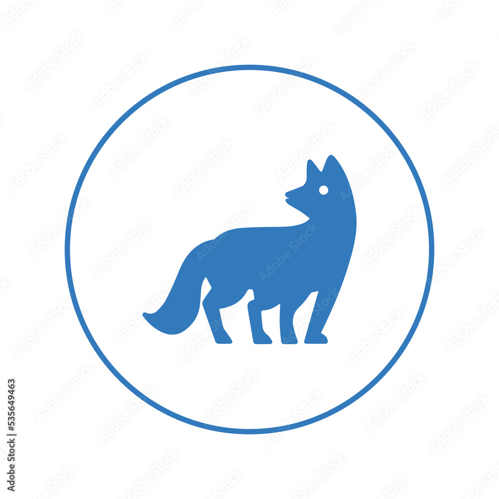 Wildlife zoo animals fox icon | Circle version icon | Wildlife zoo animals fox icon | Circle version icon |